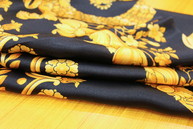Foulard en Soie Douce 110CM pour Femme, Bords Roulés à la Main, Bandanas, Châles Carrés, Accessoires Vestimentaires, Ceinture, Foulards pour Cheveux et Cou, 110cm