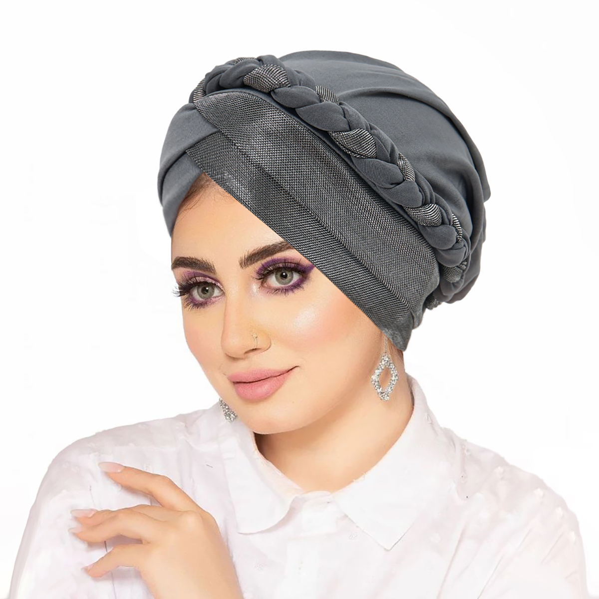 2025 nouvelles femmes musulmanes Hijabs dame islamique chapeaux tresse tête enveloppement chimio casquette Turban chapeau sommeil casquette Cancer chapeau