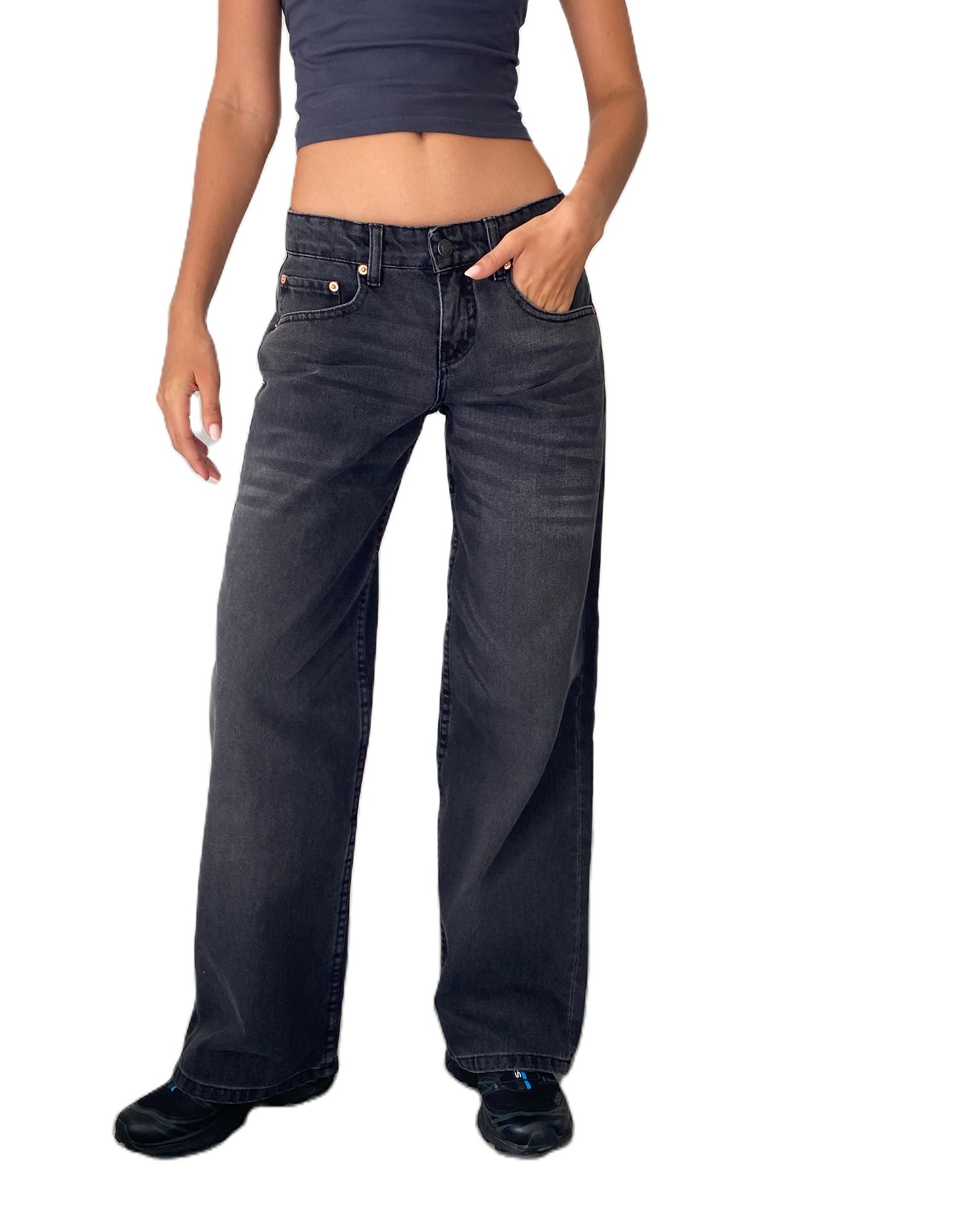 Jean à jambes droites pour femmes, haute qualité, quatre saisons, nouvelle mode, ample, taille basse, jambes larges, décontracté, sans élastique