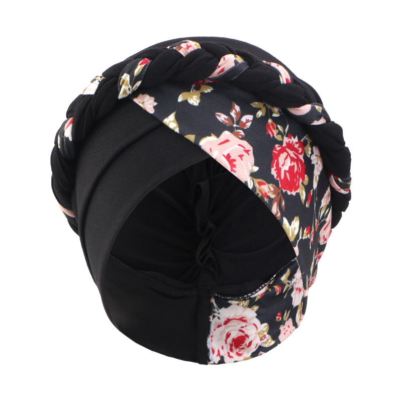 Turban musulman tendance imprimé pour femme, bonnet intérieur islamique, foulard hijab pour femme, couvre-tête, foulard hijab