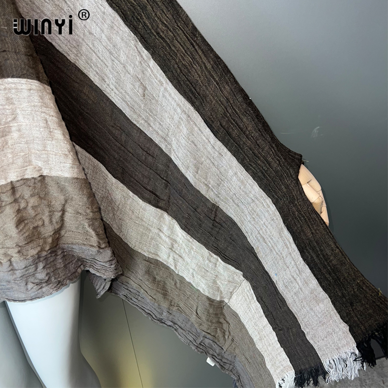 Robe de soirée WINYI, tenue de plage ample, robe élégante, kaftan de plage, abaya de luxe pour femmes musulmanes de Dubaï