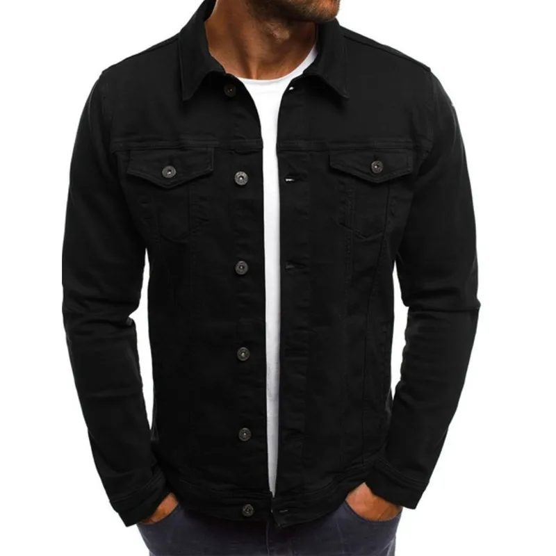 Vestes en jean pour hommes coton Vintage classique tendance moteur et vélo automne veste hommes mince Stretch décontracté jean Cargo manteau mâle hiver