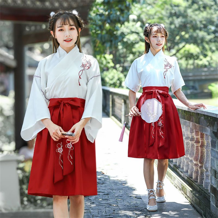 Robe Kimono Longue Japonaise pour Femme, Jupe Brodée Florale, Manches sulf, Prairie, Cosplay, Cardigan, Nouveau
