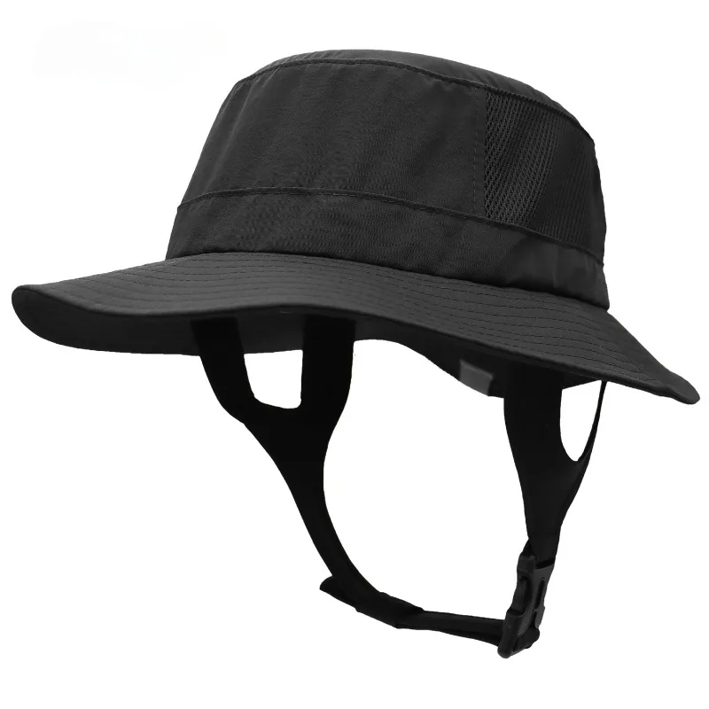 Casquette de Surf de plage en maille respirante, chapeau de soleil UPF50 +, casquette de pêche en plein air d'été, chapeau seau réglable pour Sport aquatique