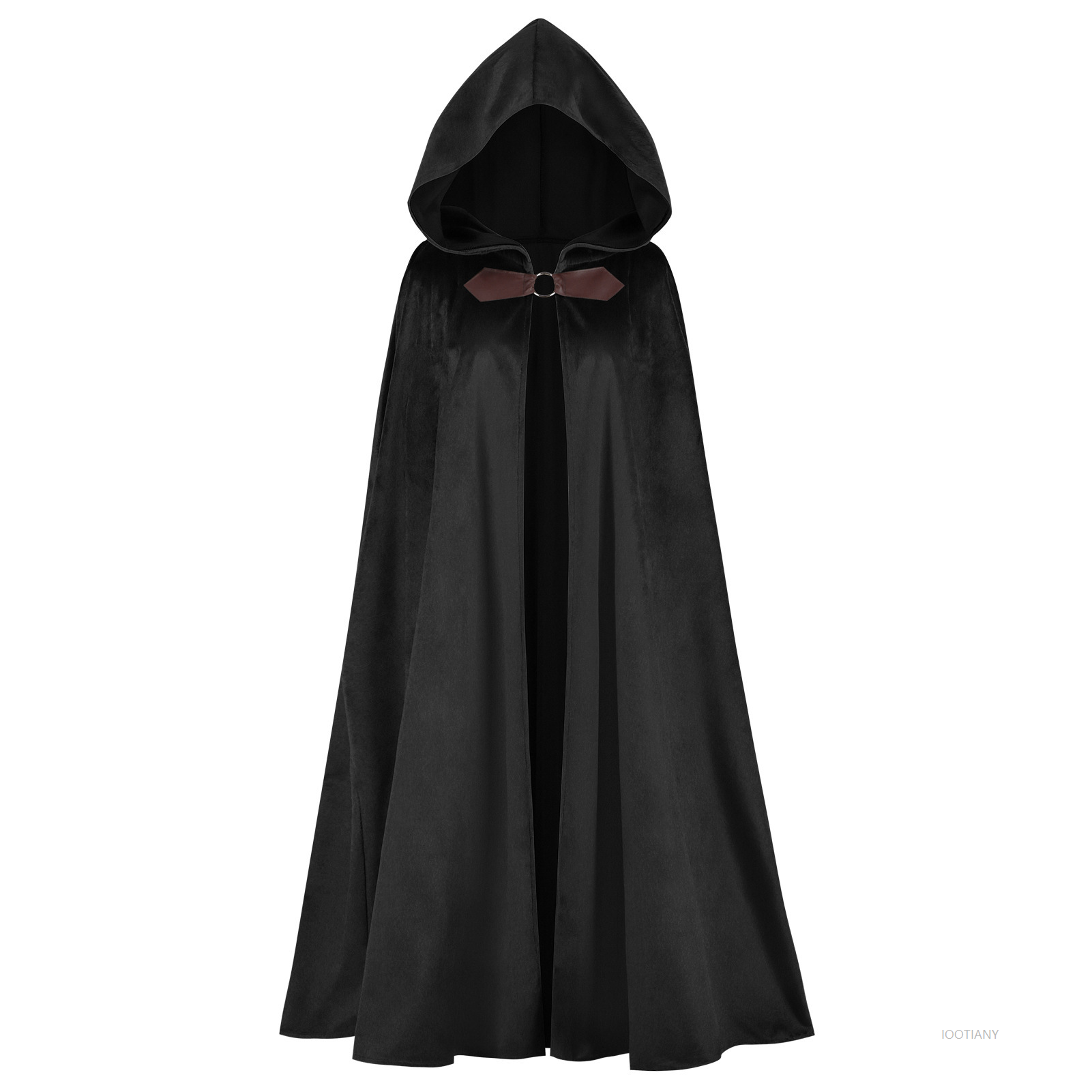 Cape à capuche en velours fin pour hommes et femmes, cape de magicien du diable, fête de la Renaissance, Cosplay médiéval pour femmes, Vampire d'halloween, Robe de Pirate, châle 2025