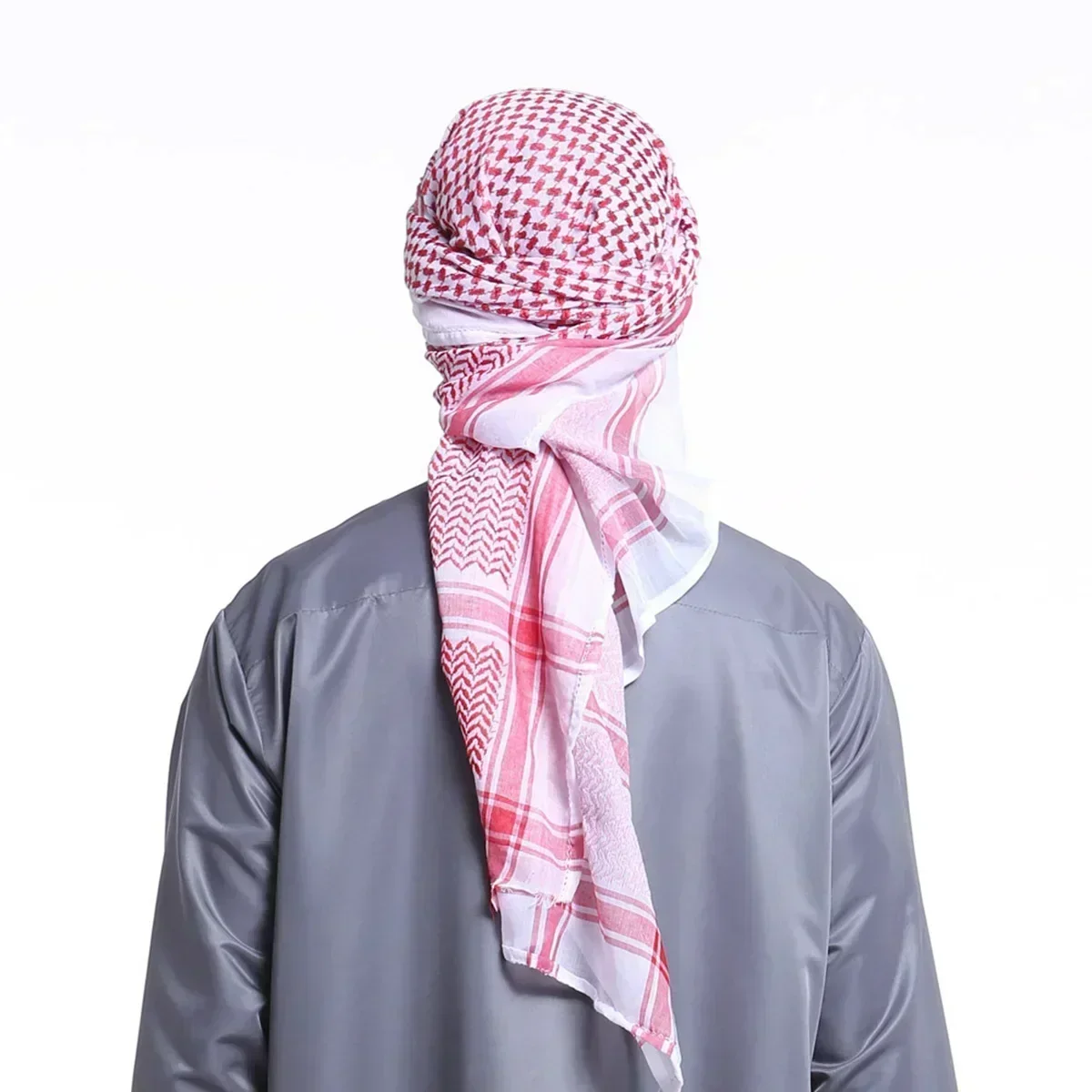 Keffiyeh-Foulard Musulman Arabe avec Corde d'Agal, Châle Militaire, Vêtement de Sauna
