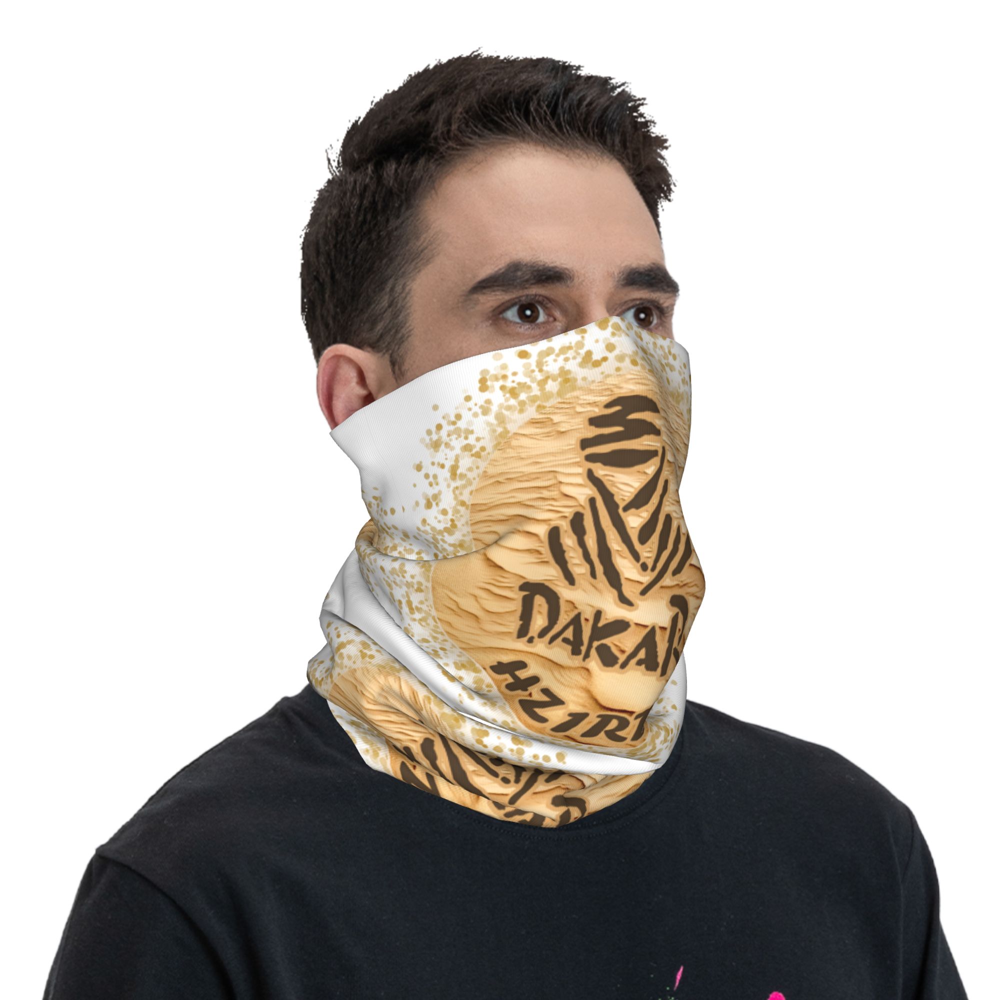 Guêtre de cou de course de rallye personnalisé pour femmes et hommes, bouclier facial UV, aventure d'hiver, jeu de moto, écharpe Bandana de voiture pour le Ski