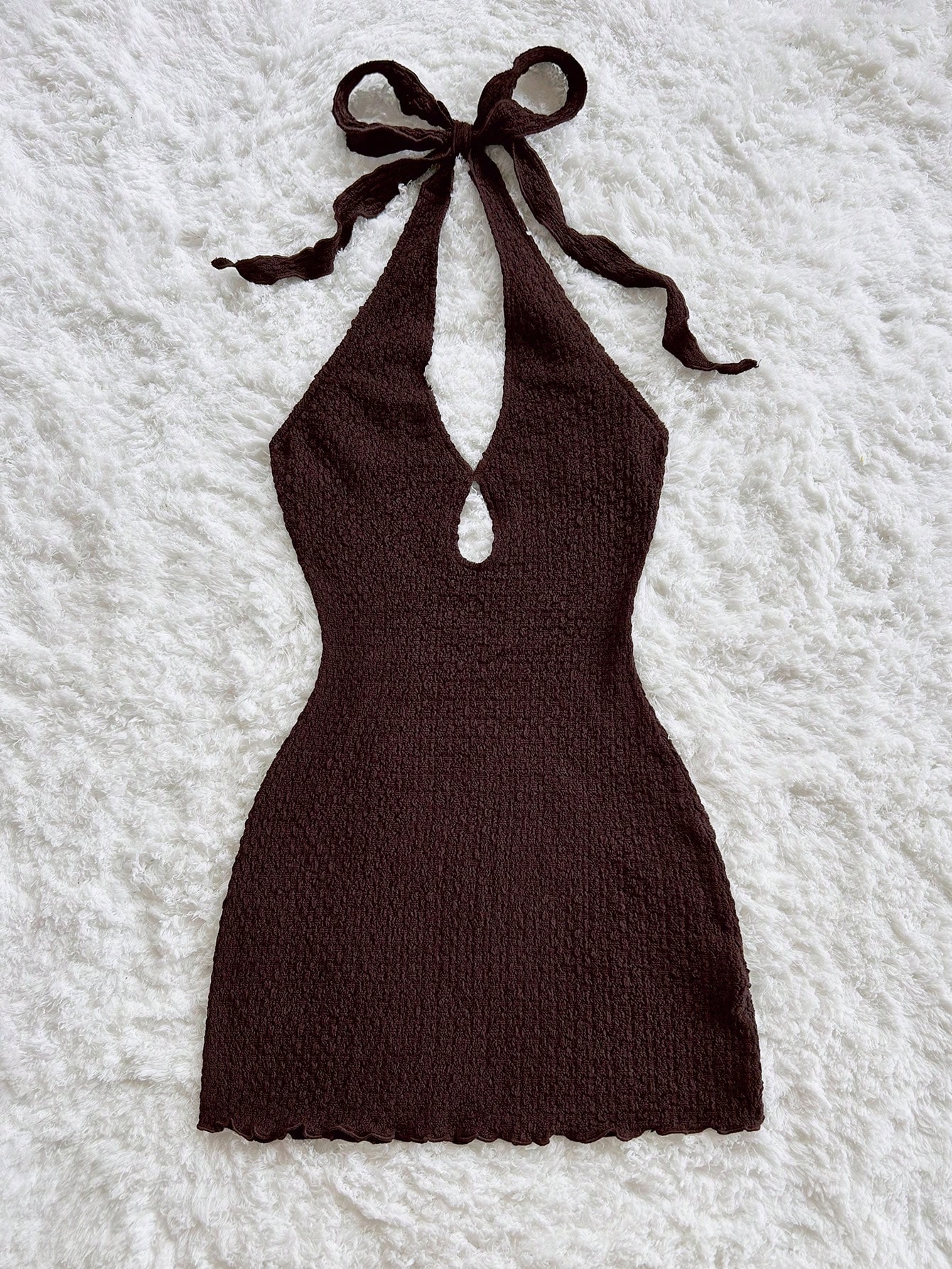 Nouvelle robe élégante pour femmes, robe courte à nœud papillon épaules dénudées, robe mini bohème tropicale dos nu
