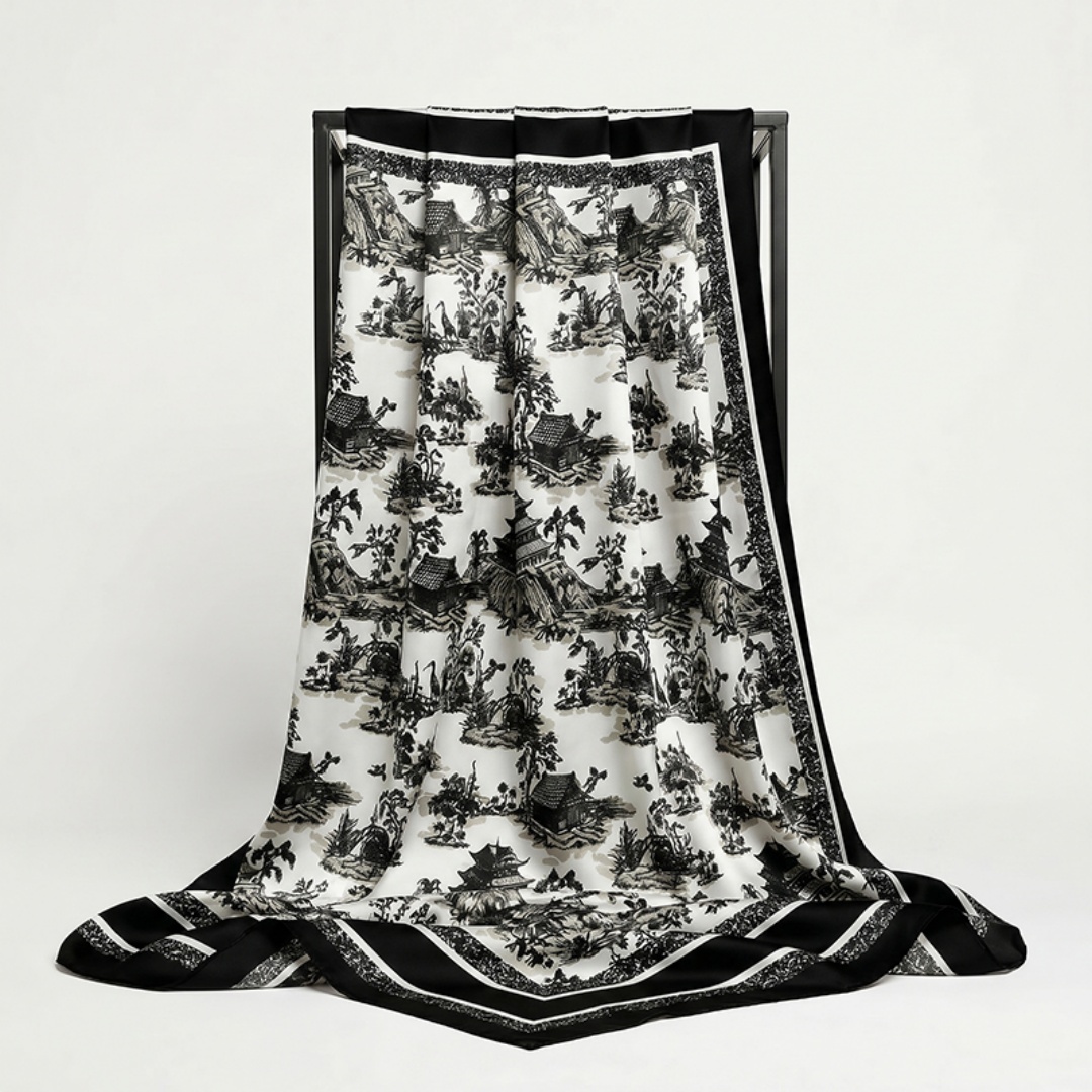 Foulard carré tendance, hijab, bandana, mouchoir, foulards en satin, foulard pour femme, châle coupe-vent premium, bandeau, cache-cou