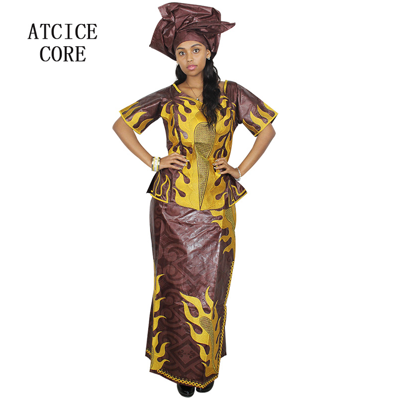 Robes africaines pour femmes, dashiki, bazin riche, vêtements traditionnels africains à manches longues pour dames