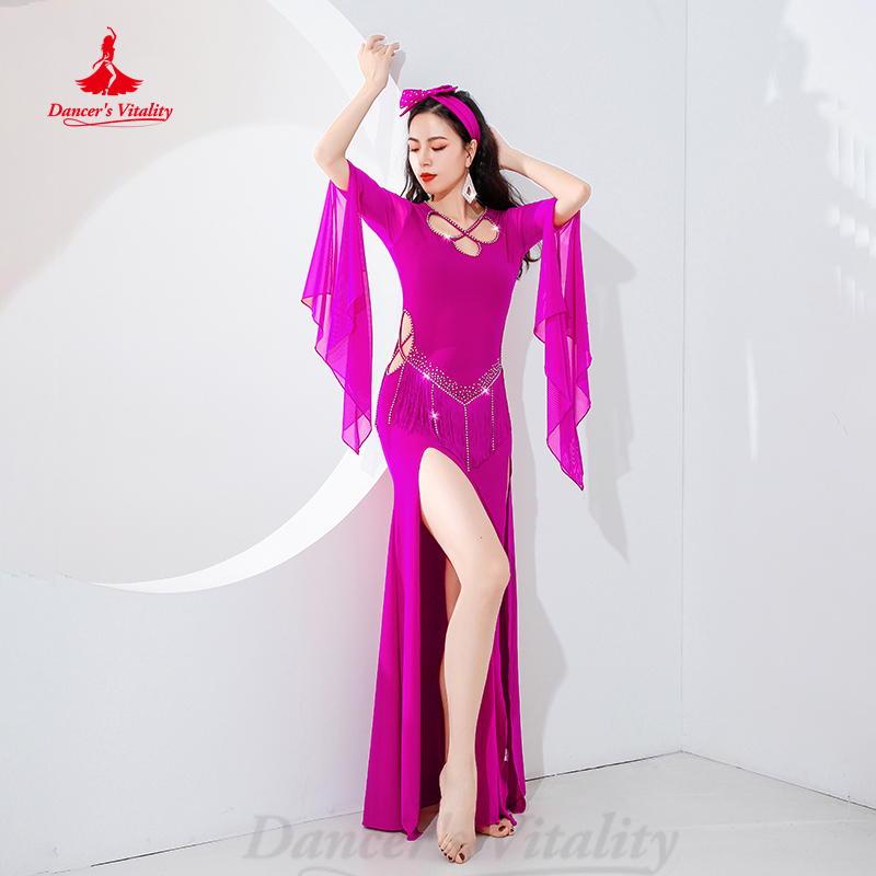 Robe de costume de danse du ventre pour femmes, robes d'entraînement, performance financière, robes de compétition Saidi, vêtements de danse folklorique, ShaBeauty Baladi, nouveau