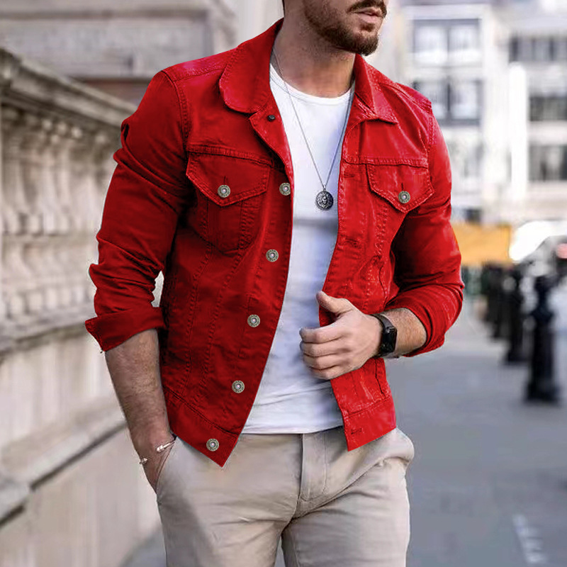 Hip-hop hommes Denim vestes Streetwear décontracté coton classique mince jean manteau mâle marque vêtements Cowboy veste Ropa Para Hombre