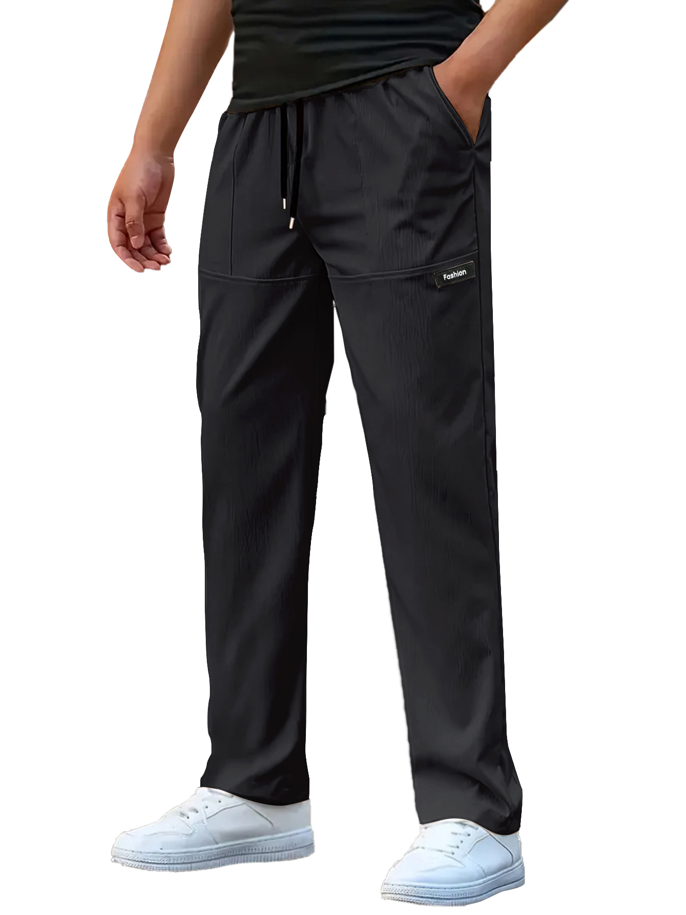 Pantalon léger pour hommes, pantalon de sport ample et décontracté, jambes droites fines, mode masculine, pantalon de jogging en plein air