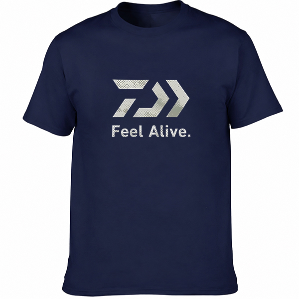 T-shirt graphique respirant unisexe pour hommes et femmes, streetwear décontracté à manches courtes, imprimé lettres et flèches, pour la pêche en plein air