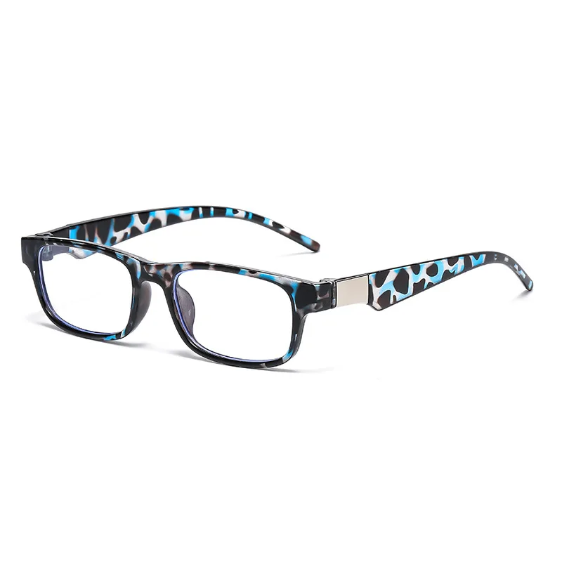 Lunettes de presbytie unisexes à monture carrée en plastique pour femmes et hommes, anti-lumière bleue, contrevenants, lunettes de vue de loin