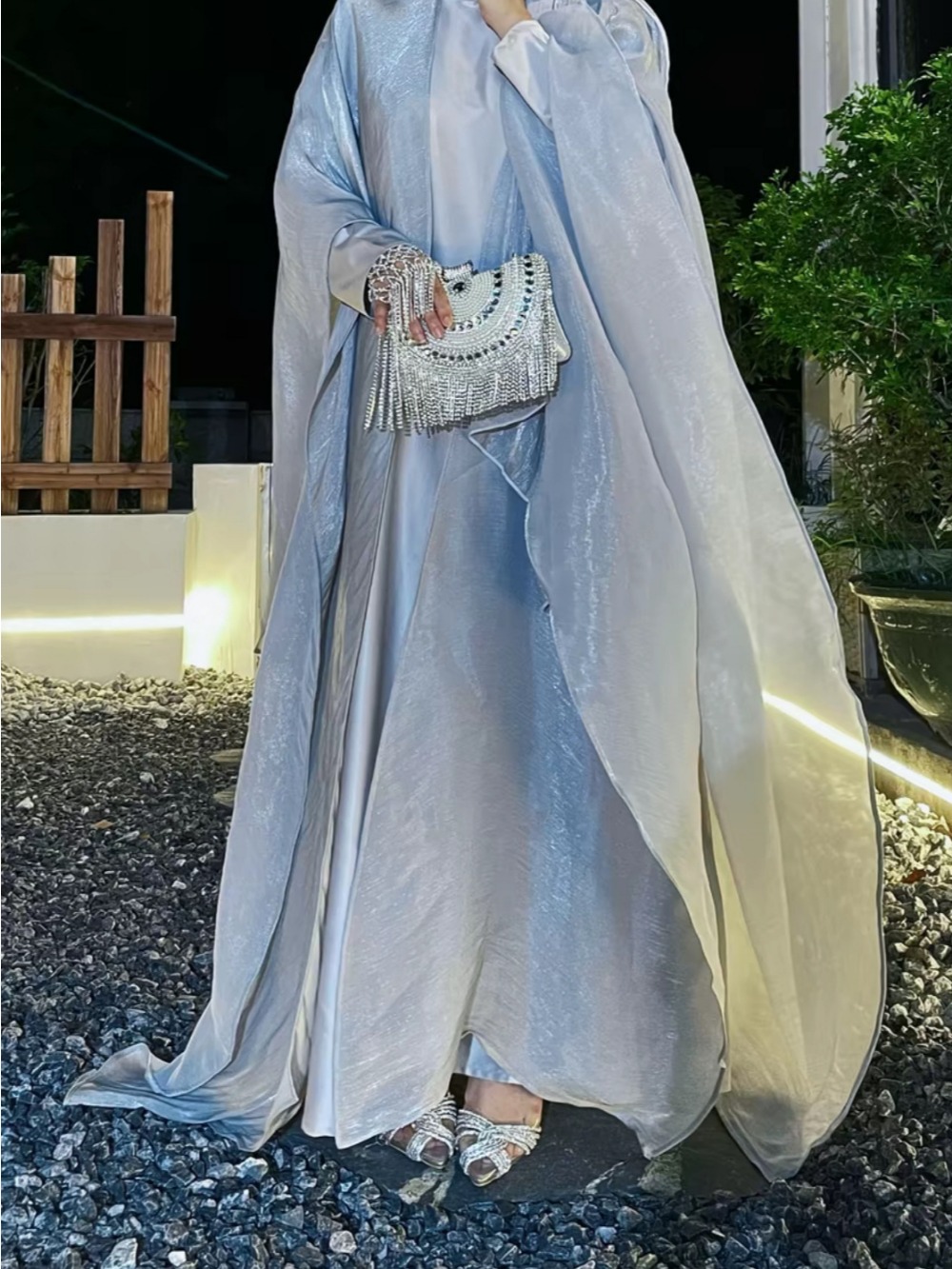 Robe musulmane Eid Ramadan pour femmes, Abayas ouvertes arabes, Cardigan saoudien éducatif, Robe de Dubaï, Robes marocaines, Jalabiya, Modeste, Ensemble de 2 pièces