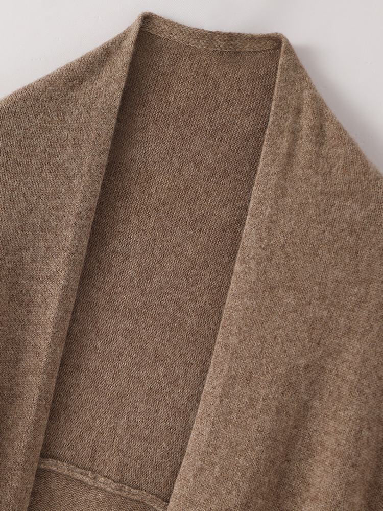 Châle en laine mérinos 100% pour femme, style élégant, cape en cachemire, tricot de haute qualité, cardigan pour le printemps et l'automne
