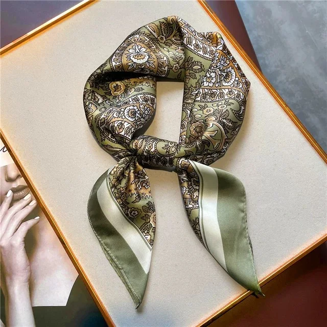 Nouveau foulard en soie foulard carré en soie pour femmes, sac à main de luxe pour femmes, foulard en soie de styliste SJ01