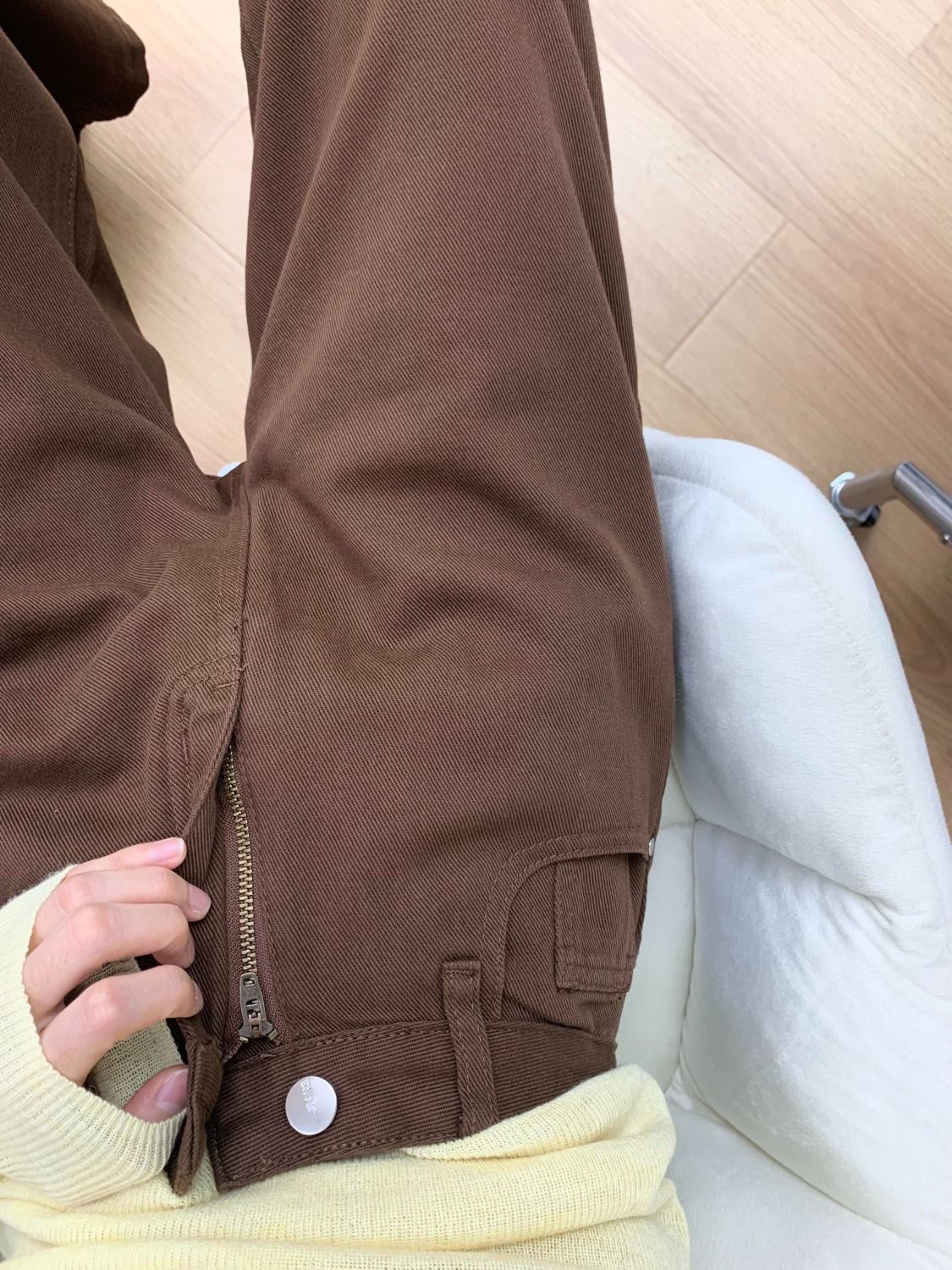 Jean taille haute Vintage américain élégant pour femmes, pantalon en Denim polyvalent, drapé confortable, longueur au sol, nouvelle collection