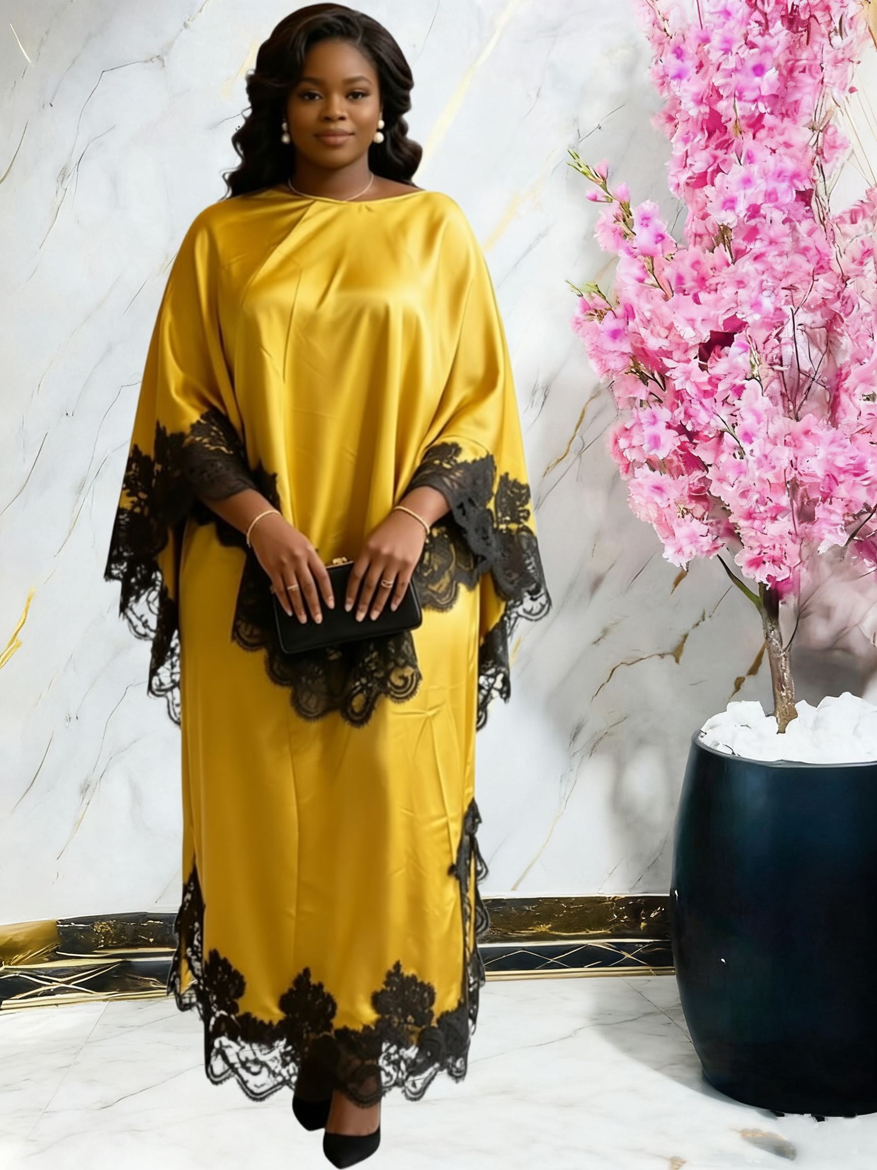 Robes de soirée traditionnelles africaines en dentelle pour femmes, ensemble Dashiki, tenues de cérémonie 2026