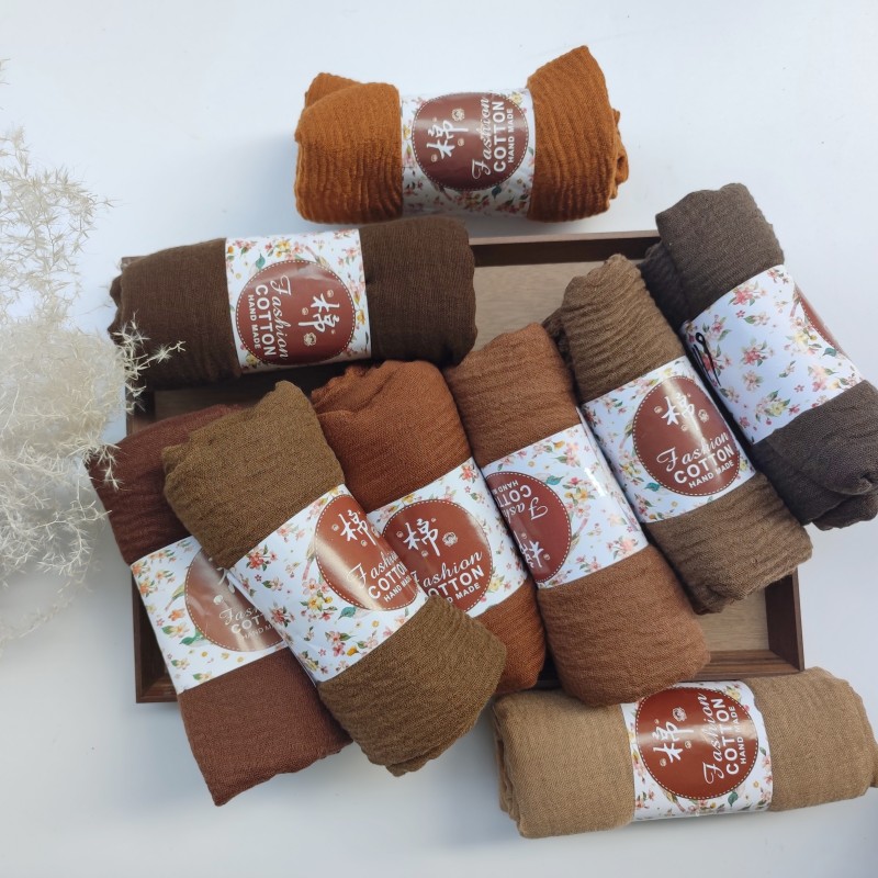 Hijab plissé uni, foulard bulle uni, turban musulman, foulard froissé pour femmes, voile, foulard ondulé, châle, foulard de tête