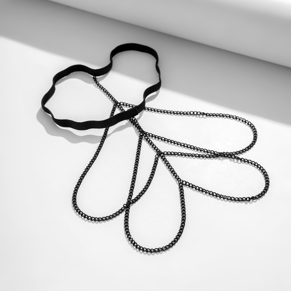Chaîne de jambe élastique pour femme, bijou de corps décontracté pour plage et fête, accessoire de corps bohème élégant pour festival d'été