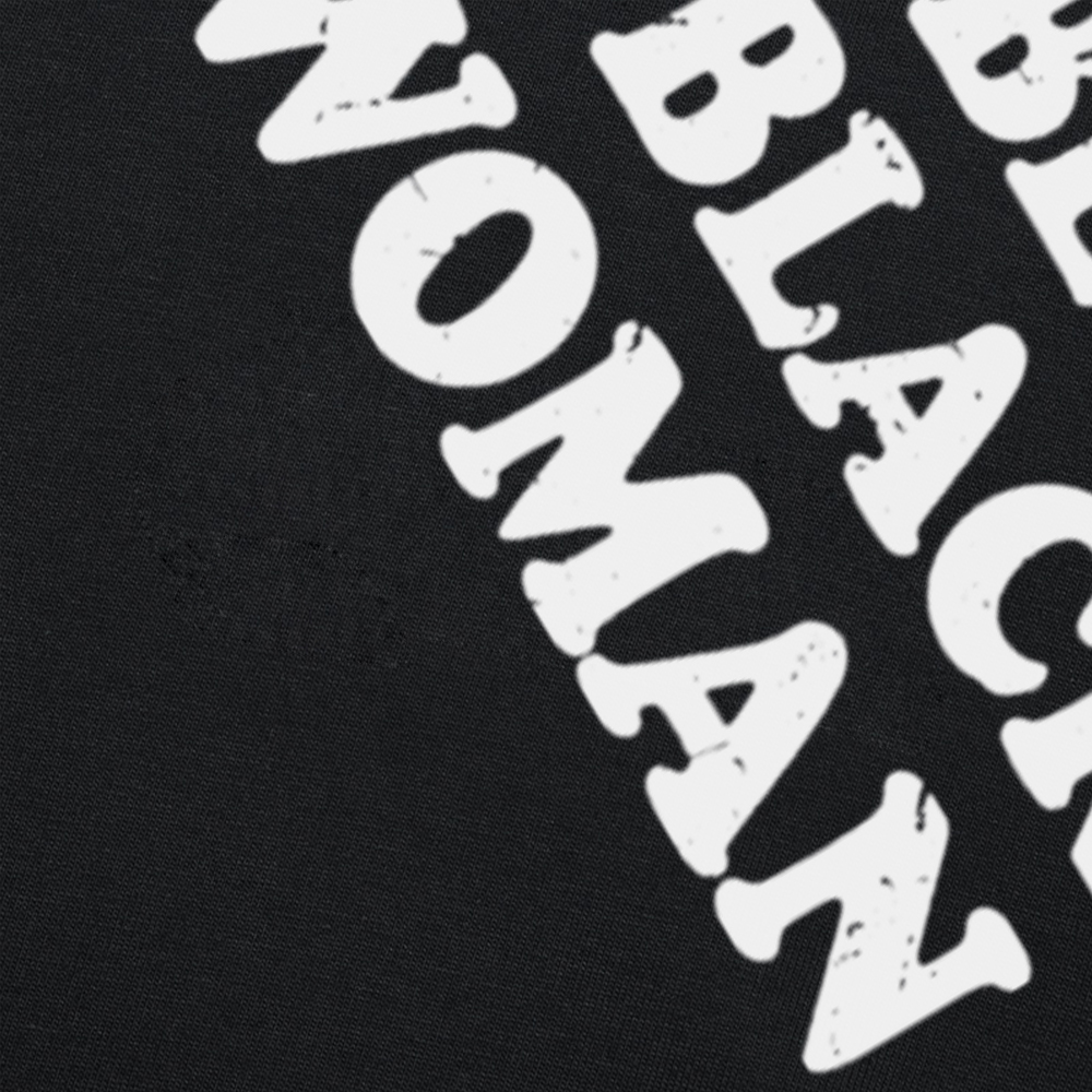 T-shirt homme et femme noir 100% coton, humoristique et décontracté, à la mode