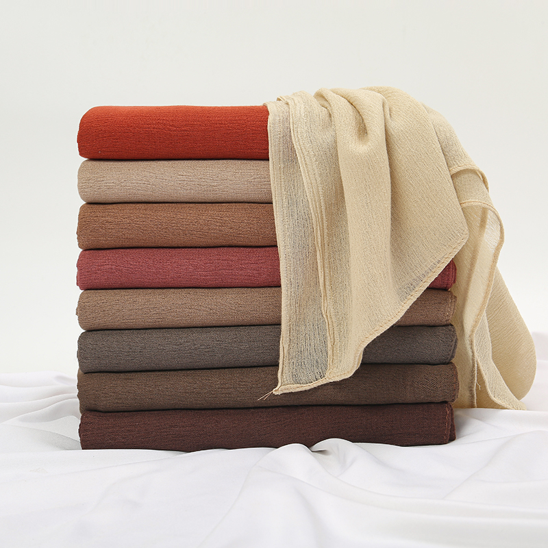 Écharpe Hijab en Coton pour Femme, Grande Taille, Couleur Unie, Rayonne, Haute Qualité, Enveloppes et Châles, Bandeau de Sauna Musulman, Turban Islamique, 180x70cm