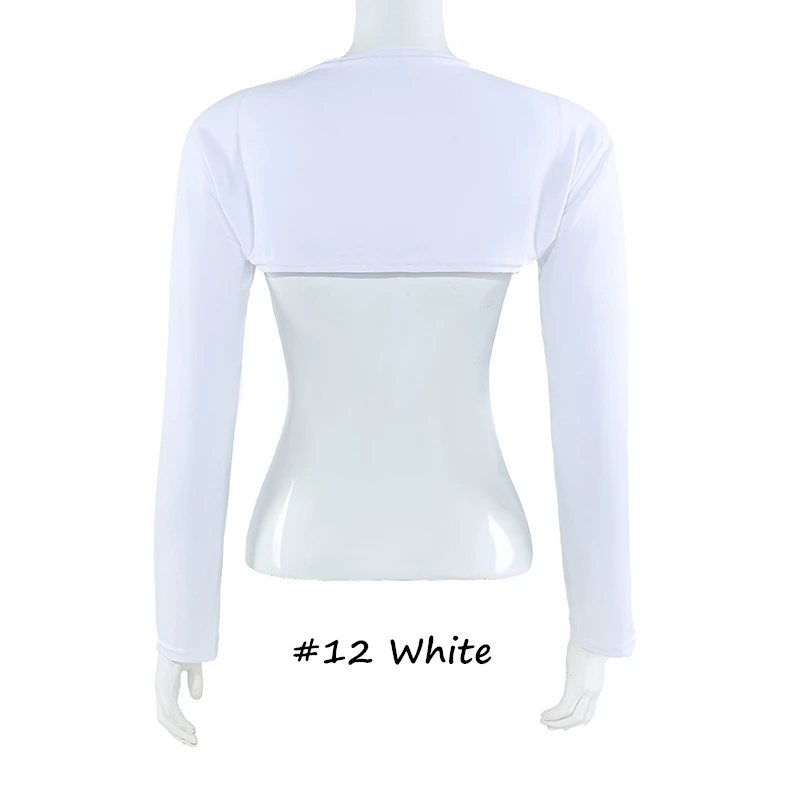 Manchons en Modal doux, couverture de bras élastique islamique, manches d'épaule pour femme musulmane, Protection solaire, manches longues, couleur unie, taille libre