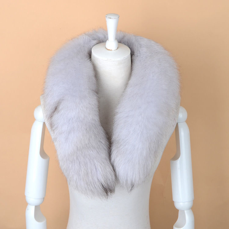 Véritable fourrure de renard naturelle écharpe fourrure classique cordon queue de renard hiver femmes hommes col de fourrure naturelle cou plus chaud col de fourrure 90 cm