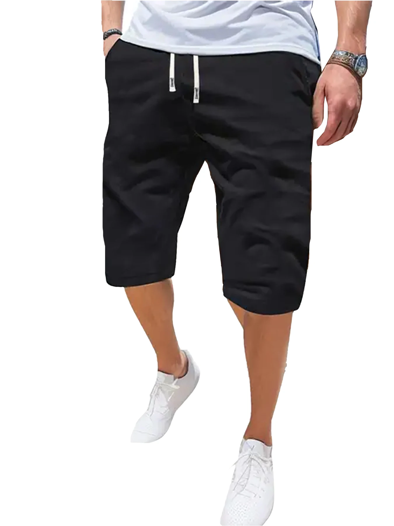 Short de sport pour hommes, respirant, fin, ample, décontracté, mode plage, confortable, cinq pantalons, course en plein air, Fitness