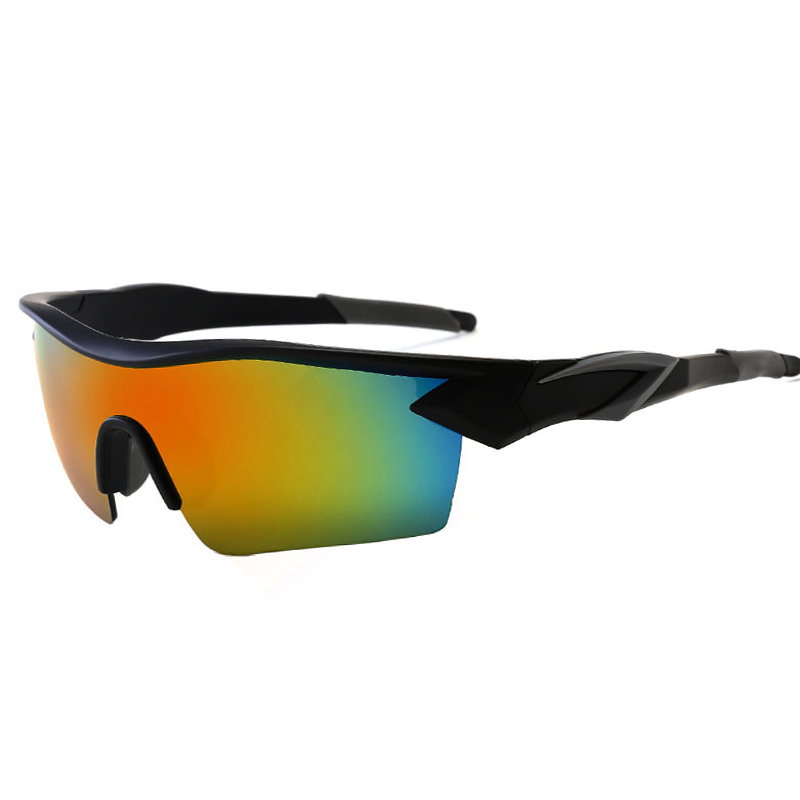 Lunettes de soleil de sport rectangulaires pour hommes, vélo de route, cyclisme, équitation, vélo en plein air, lunettes rondes, 2024