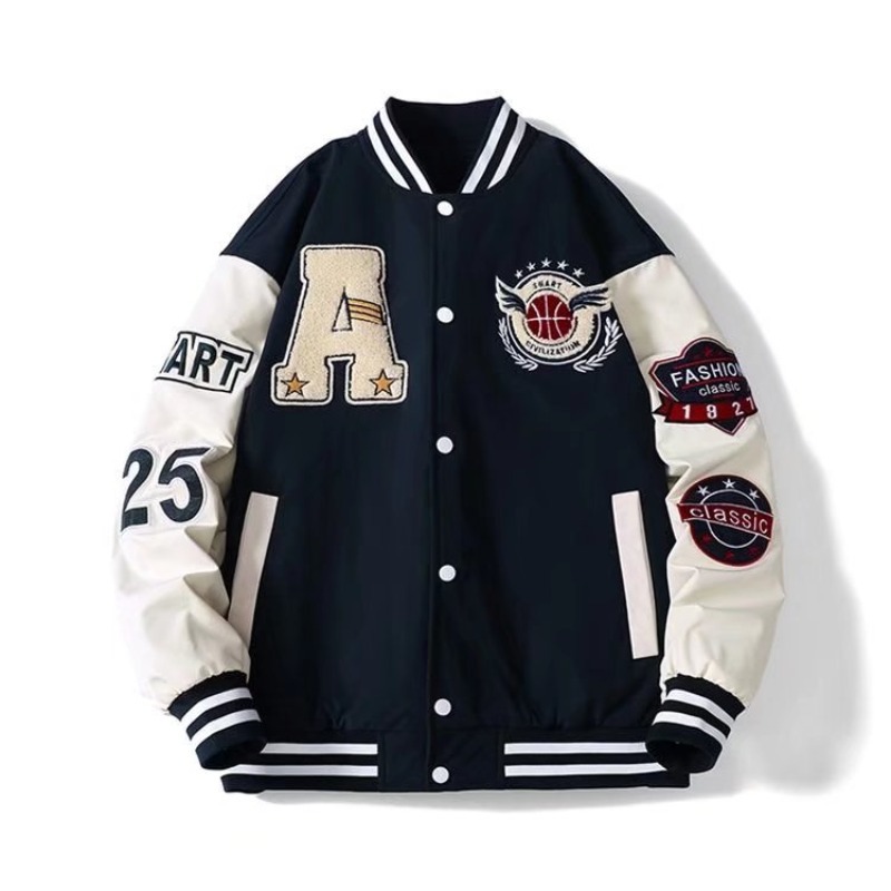 Printemps et automne nouvelle veste de Baseball veste pour hommes rue Hip Hop veste coupe-vent automne et hiver chemise de Baseball chaude Jakcet