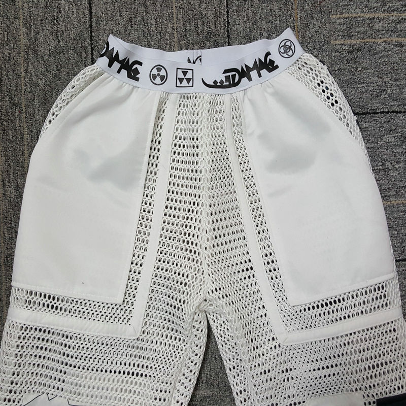 Costumes de danse jazz pour adultes, pantalon en maille sexy, vêtements hip hop, tenue de scène moderne, discothèque de rue, mode