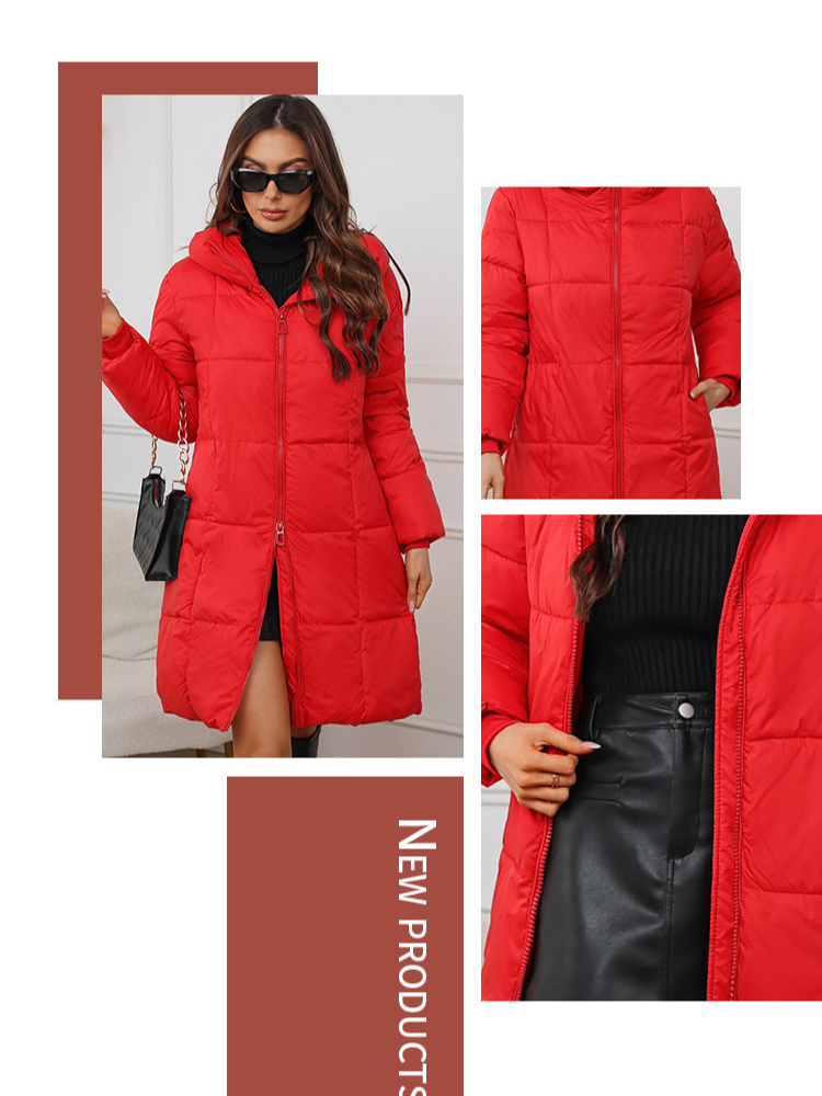 Femmes Long manteau 2024 nouveau automne hiver Parkas Femme épais vers le bas coton manteau Femme décontracté court chaud épais vêtements d'extérieur haut pour femme