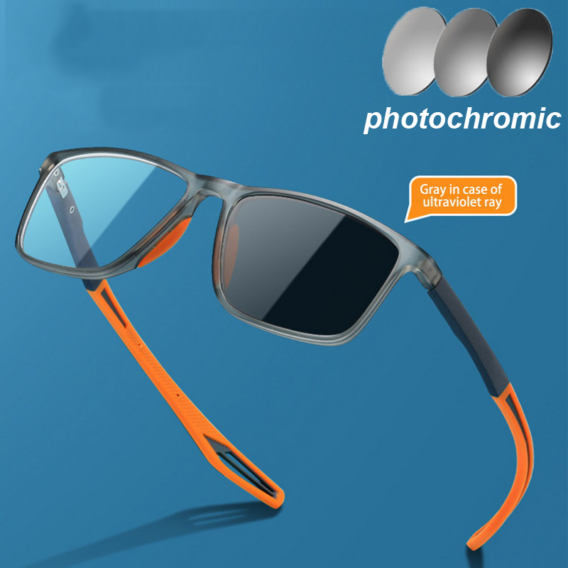 Lunettes d'extérieur intelligentes à couleur changeante, verres photochromiques unisexes pour myopie, optique fini, vue de près, dioptrie