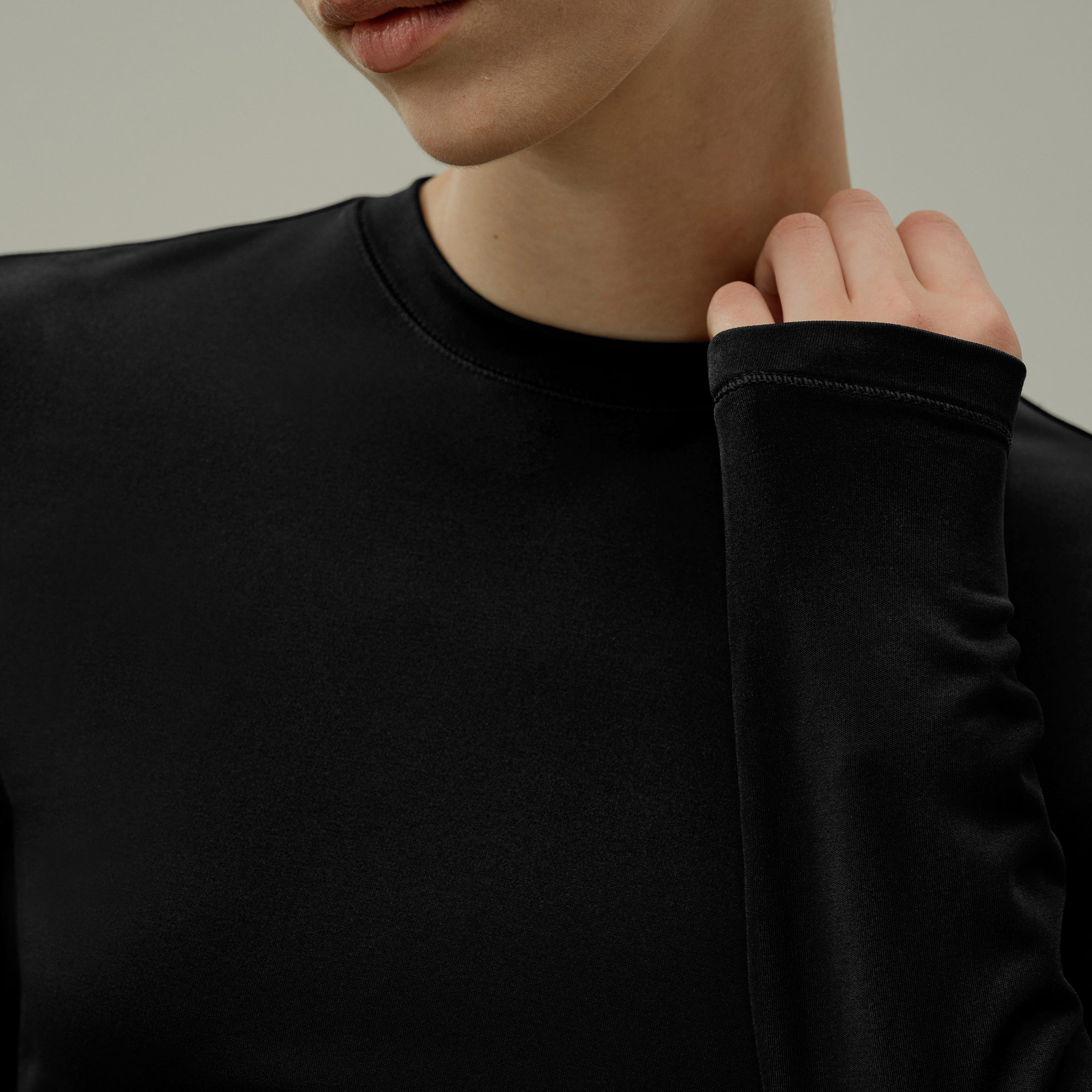 LILYSILK Chemisier basique à manches longues en jersey Silk Breeze pour femme pour un usage quotidien