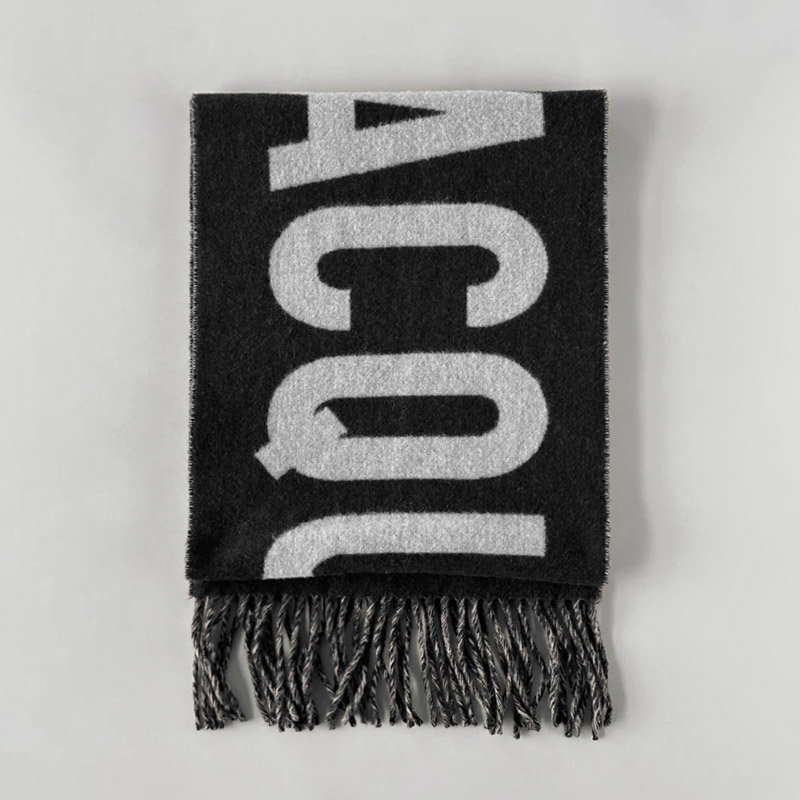 Écharpe 100% laine pour femmes et hommes, marque de luxe, hiver, épaisse et chaude, monogramme, haute qualité, châle en cachemire tendance pour femmes 2026