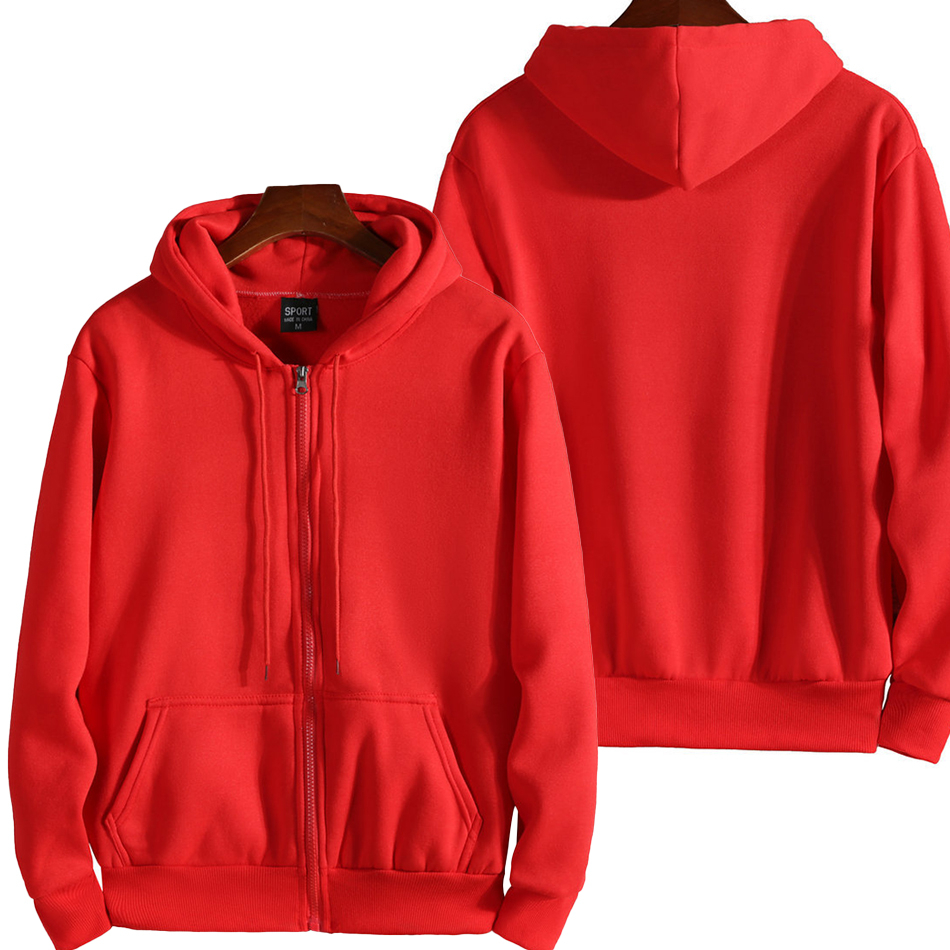 Sweat à capuche à manches longues pour femmes et hommes, sweats à capuche zippés, vêtements de sport décontractés, vêtements monochromes, mode, automne, hiver