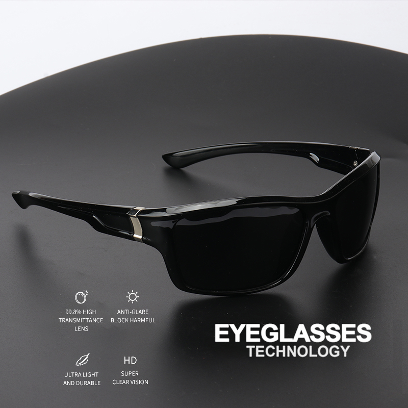 Lunettes de soleil de sport polarisées pour hommes – Lentille TAC durable avec options photochromiques et de couleurs pour la randonnée, la pêche, les voyages et l'usage quotidien