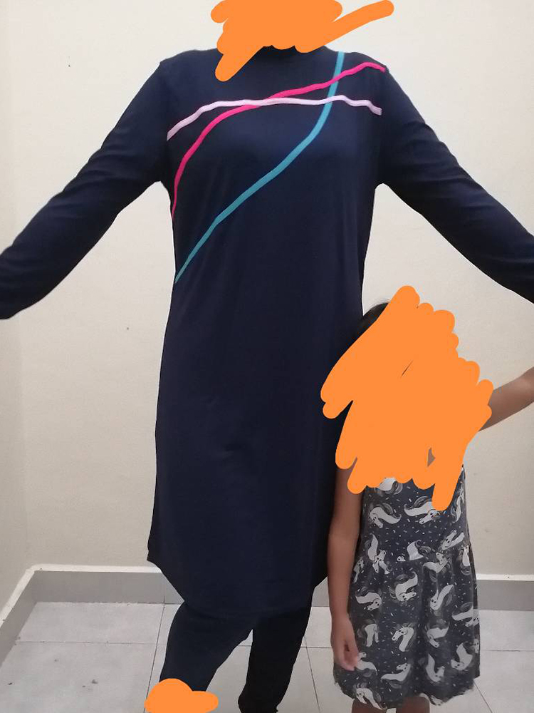 Burkini maillots de bains musulmans maillot bain femme hijab femme musulman Maillot de bain pour femmes musulmanes, Hijab modeste, manches longues, couvertures islamiques, Burkini, pour la plage