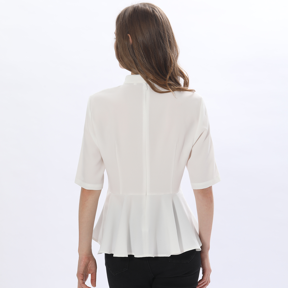 Chemise du clergé de prêtre pour femmes, insert de col à languettes pour Costume de prédicateur de pasteur