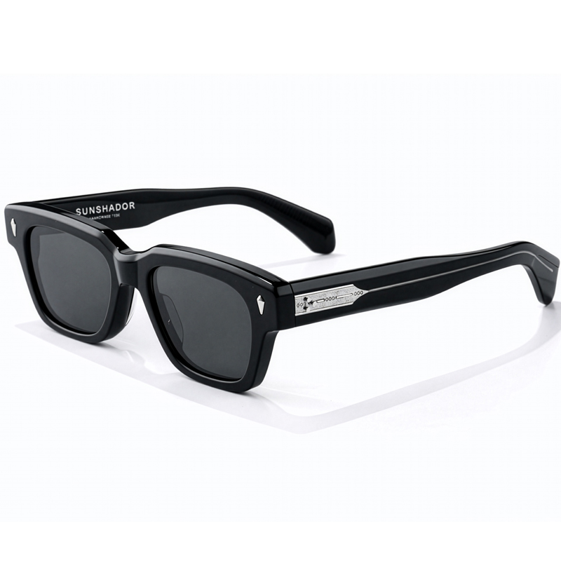 Lunettes de soleil de luxe de marque de créateur pour hommes, montures classiques en acétate de qualité supérieure, lunettes de protection UV400 pour femmes, adaptées aux verres correcteurs