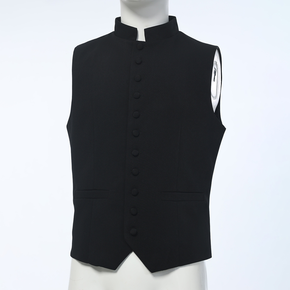 Veste de prêtre, vêtement d'église catholique, gilet de pasteur, veste de prédicateur