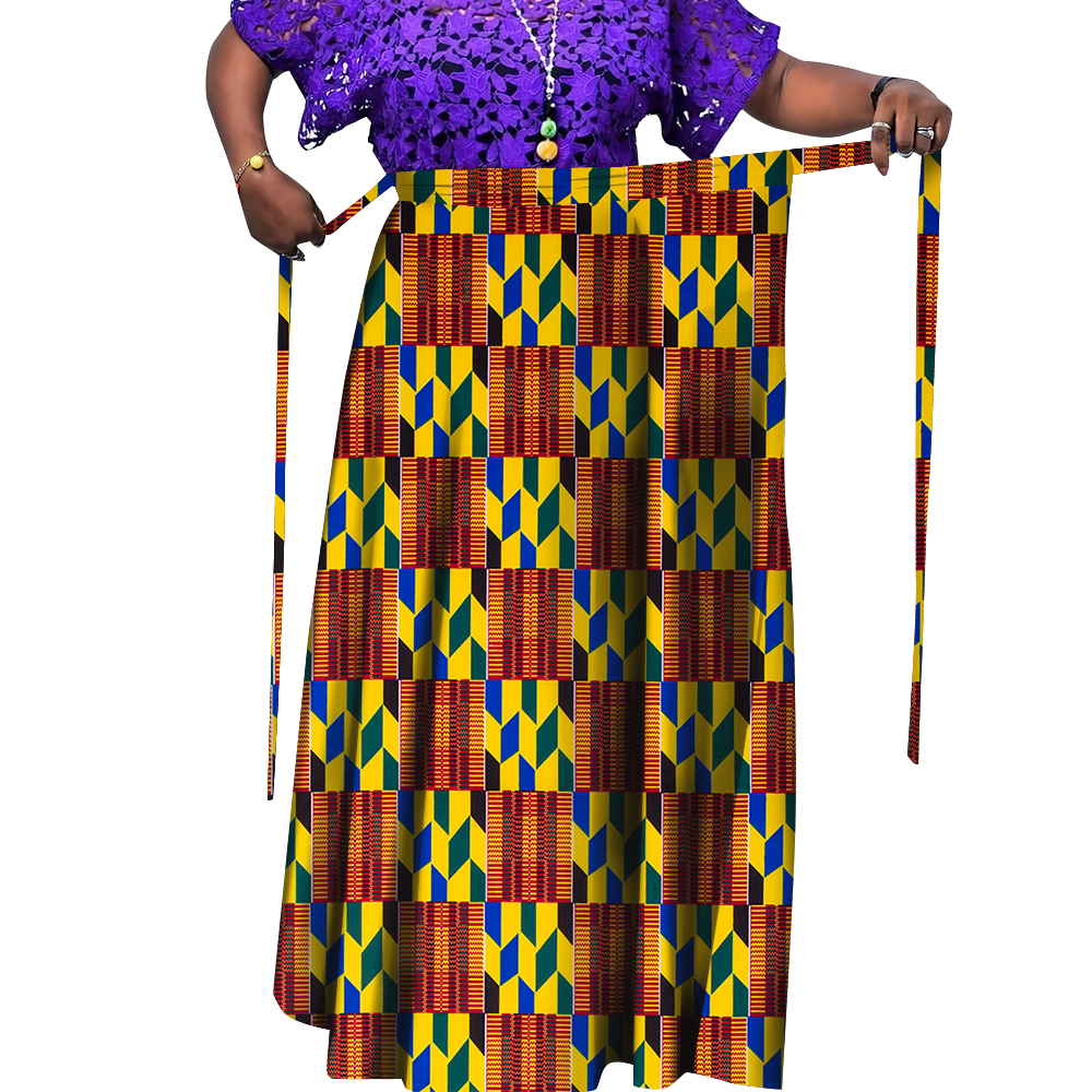 ORIENTAR femmes traditionnel sirène jupe longue robe afrique Bazin Riche imprimer vêtements dame femmes pagne grande taille WY9792-2