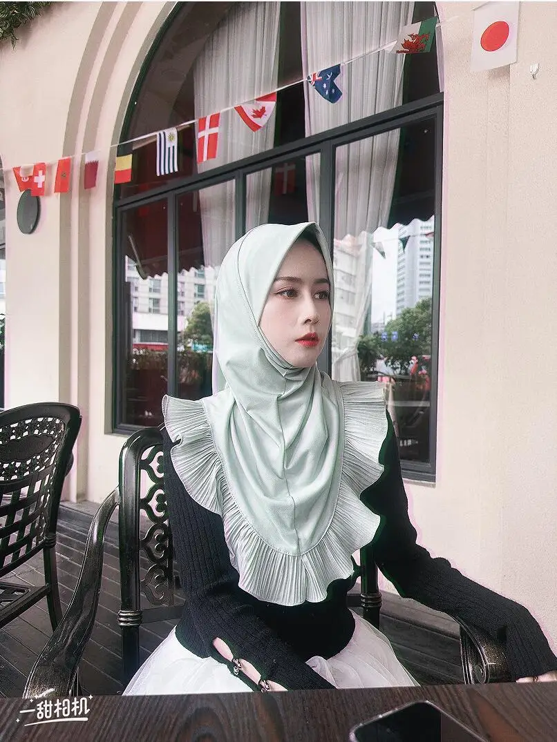 Hijab pour femmes musulmanes, châle instantané direct, turban, couleur unie, tiens imar, écharpe de prière islamique, Eid Ramadan