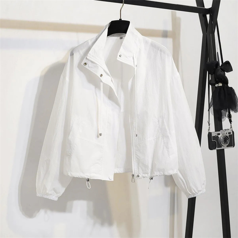 Veste légère d'été pour femmes, vêtements de protection solaire, chemise ample pour femmes, manteau à manches longues, chemise de protection UV pour femmes