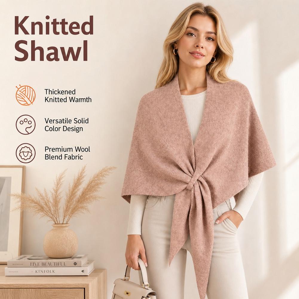 Nouveau châle écharpe triangulaire tendance pour femme, en mélange de laine, épais et chaud, idéal comme écharpe d'épaule, cadeau d'hiver de haute qualité.