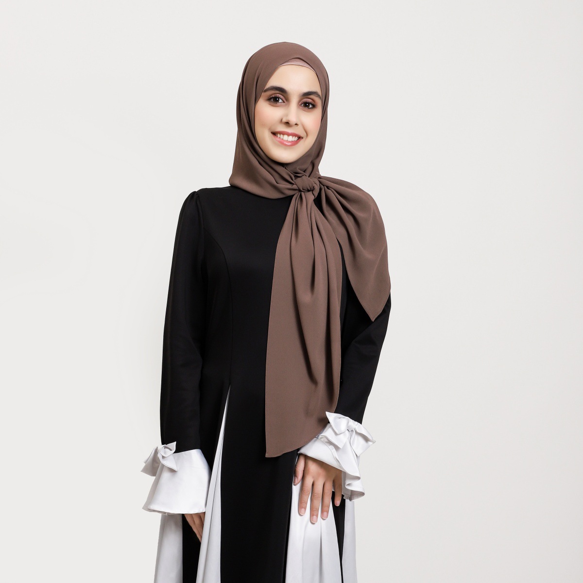 1 pièces Ramadan mousseline de soie instantanée Hijab avec boucle magnétique solide femme musulman Hijab écharpe Islam Turban mode bandeau châle
