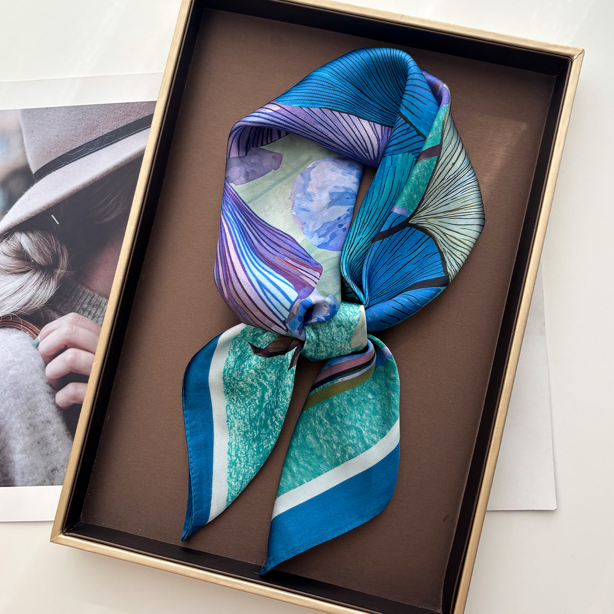 Foulard carré de luxe pour femmes, élégant, imprimé, Hijab, châle, couleur unie, tache douce, Imitation soie